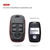 Genuine Leather Car Key Fob Cover | Premium Real Leather Protective Case