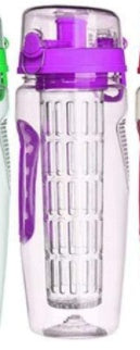 32Oz Fruit Infuser Water Bottle BPA Free Plastic Sport Drink Bottle Leakproof Water Fruit Infusing Shaker Large Capacity Juice