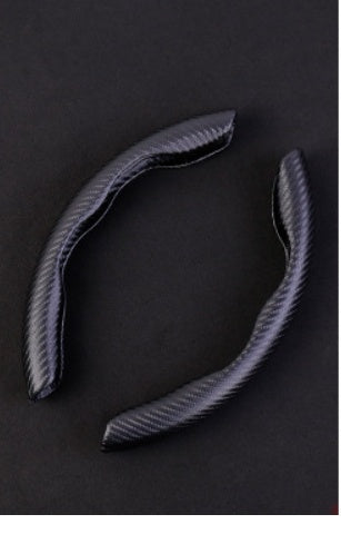 Universal Four Seasons Carbon Fiber Look Steering Wheel Cover | Ultra-Thin Non-Slip Grip