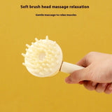 Multi-functional Pet Shower Brush 3-in-1 Foaming Massage & Deshedding Tool Anti-Frizz Beauty Brush for Pets