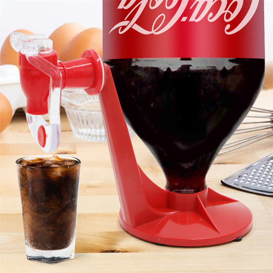 Party Beverage Dispenser Upside Down Coke Bottle Drinking Gadget Soda Water Jug Distributeur Home Bar Kitchen Accessories