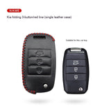 Genuine Leather Car Key Fob Cover | Premium Real Leather Protective Case