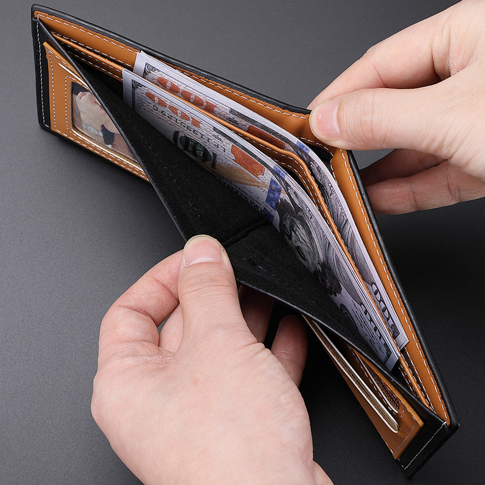 Genuine Carbon Fiber Wallet for Men | RFID Blocking Card Holder & Zipper Security