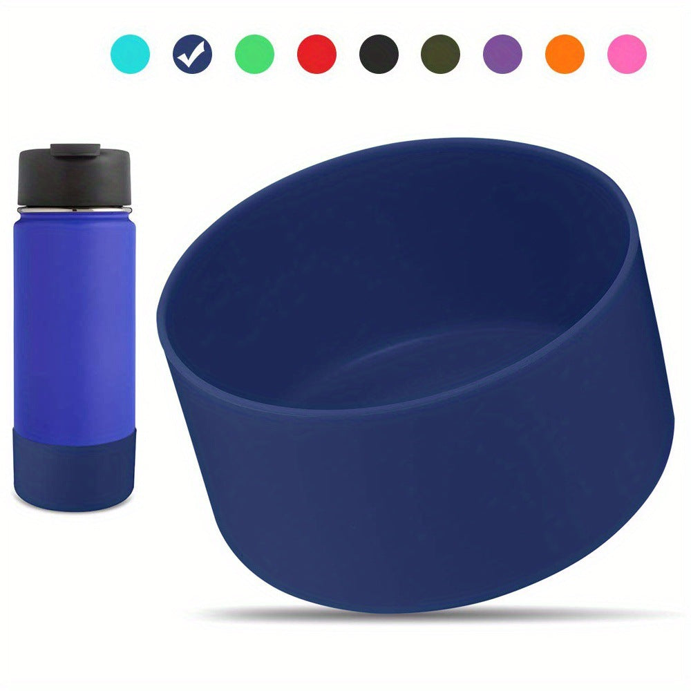 Car Cup Holder Bottom Protector | Anti-Scratch Silicone Sleeve for Sports Bottles
