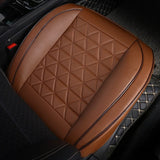 Premium All-Season Napa Leather Car Seat Cushion | Universal Full Cover