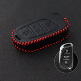 Customizable Genuine Leather Car Key Cover | DIY Modification Key Fob Case
