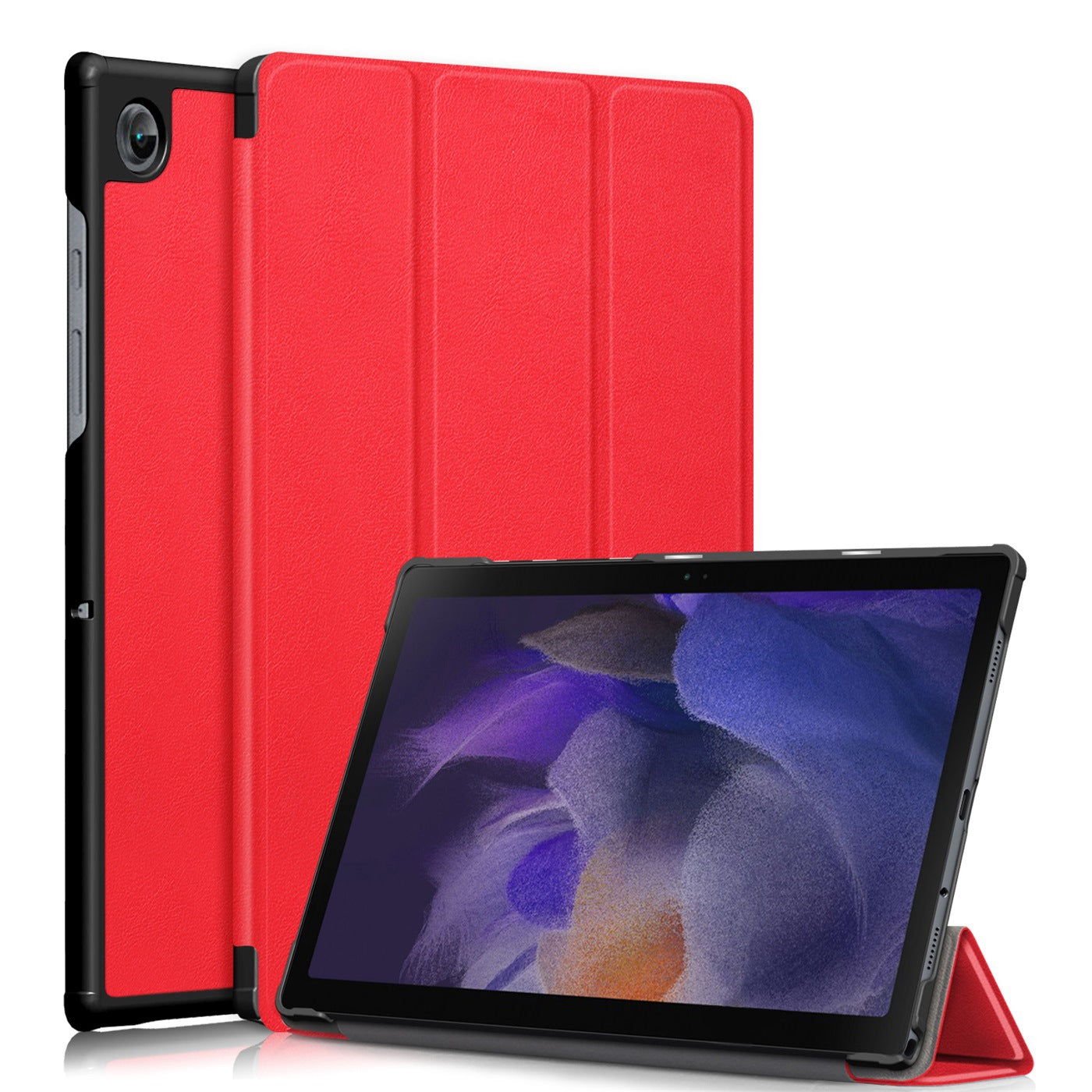 Tri-Fold Leather Tablet Protective Cover | Smart Stand Case
