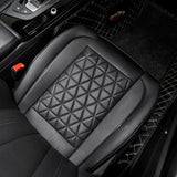 Premium All-Season Napa Leather Car Seat Cushion | Universal Full Cover