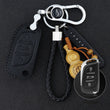 Customizable Genuine Leather Car Key Cover | DIY Modification Key Fob Case