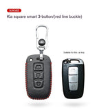 Genuine Leather Car Key Fob Cover | Premium Real Leather Protective Case