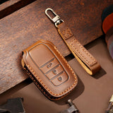 Genuine Leather Car Key Cover | High-End Luxury Key Fob Protector