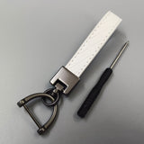 Creative Metal Car Keychain Pendant Fashion Key Ring Accessory Durable Zinc Alloy Key Fob Holder Stylish Gift