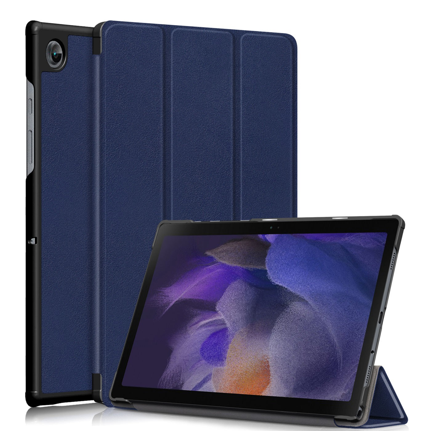 Tri-Fold Leather Tablet Protective Cover | Smart Stand Case