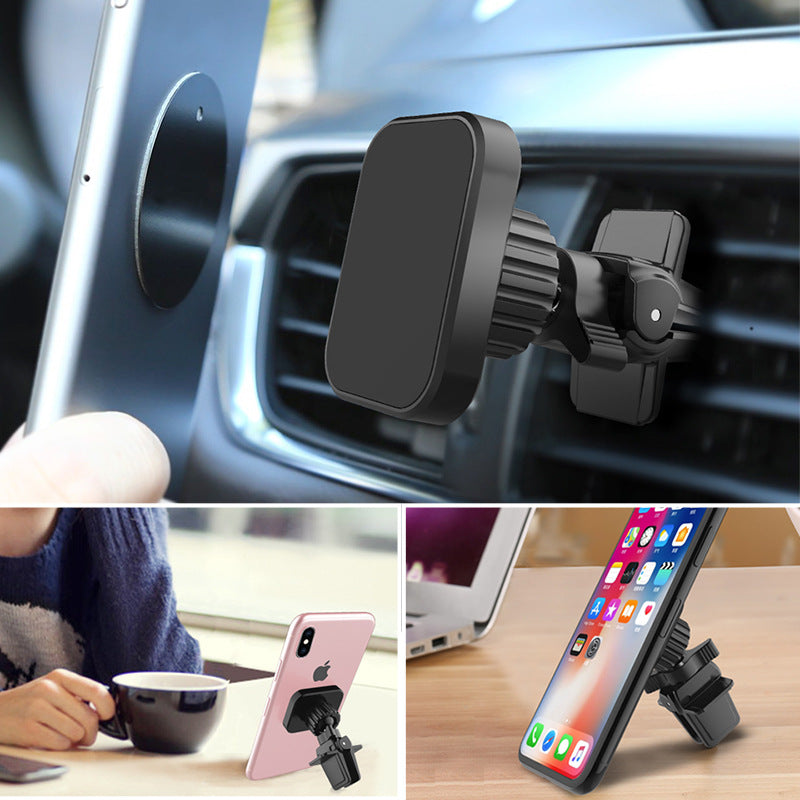 Magnetic Car Phone Holder Universal Air Vent Mount Strong Magnet Cell Phone Stand Hands-Free GPS Car Accessory