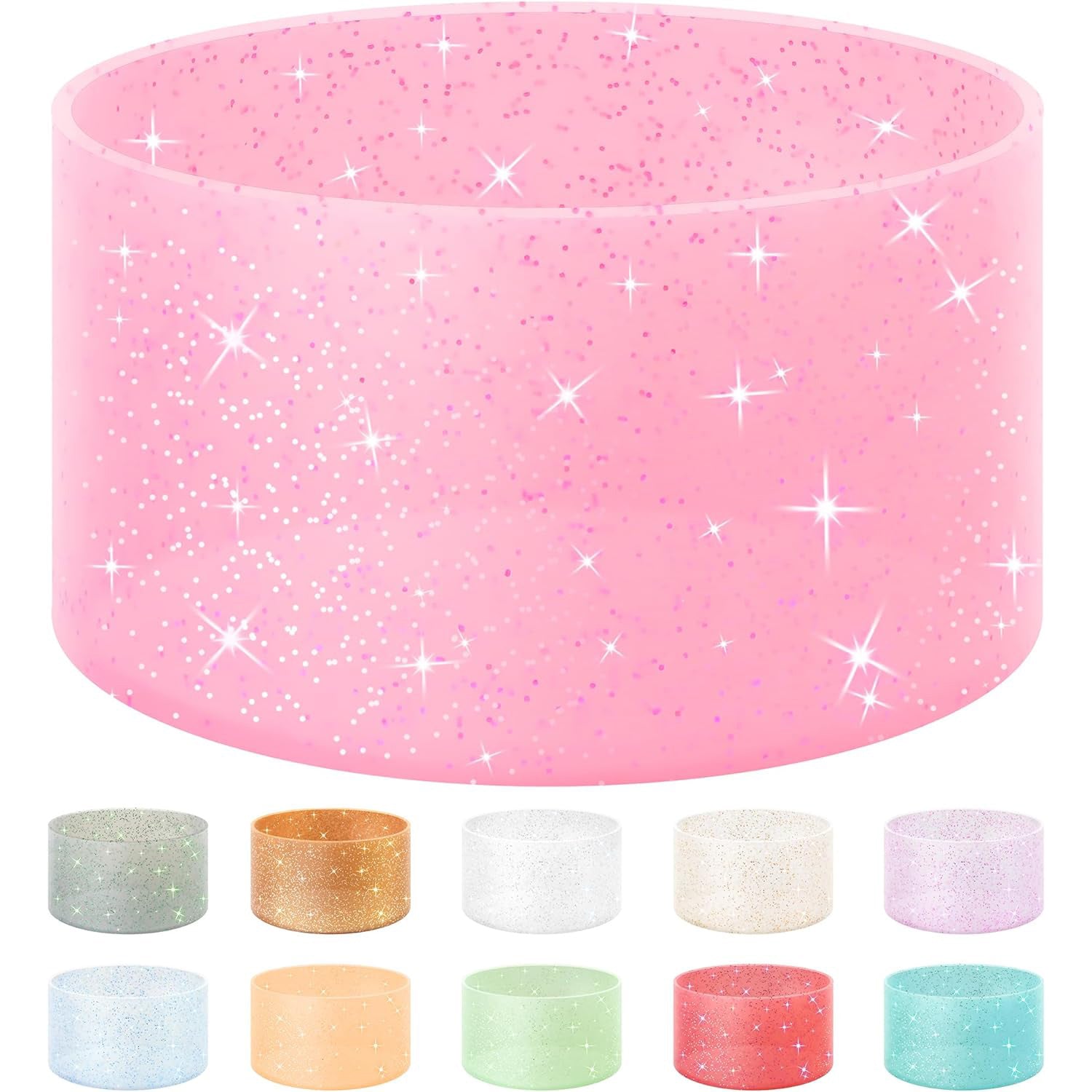 Car Cup Holder Bottom Protector | Anti-Scratch Silicone Sleeve for Sports Bottles