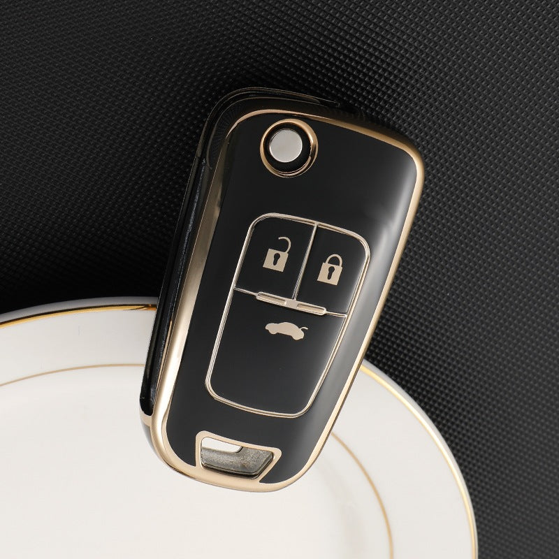 Folding Protective Cover with Golden Edge | Luxury Foldable Case