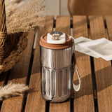 450 ml Smart Digital Display Thermal Bottle Stainless Steel Insulated Cup Portable Coffee Mug Keep Cold/Hot Vacuum Flask