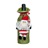Festive Christmas Wine Bottle Cover & Gift Box Decoration Holiday Present Packaging Quick Dress Up