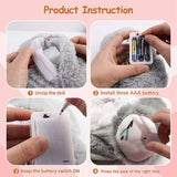 Breathing Rabbit Soothing Sensory Plush Toy Relieve Anxiety Bunny Comforter Conciliate Baby Sleep Aid Newborn Breathes Plush