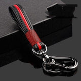 Luxury Handmade Leather Keychain | High-End Original Key Fob Accessory
