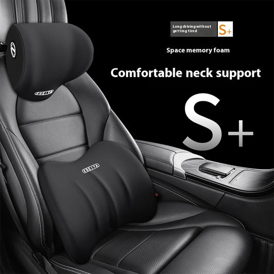 Ultimate Comfort Car Neck Pillow | Slow Rebound Memory Foam Headrest Cushion