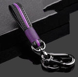 Luxury Handmade Leather Keychain | High-End Original Key Fob Accessory