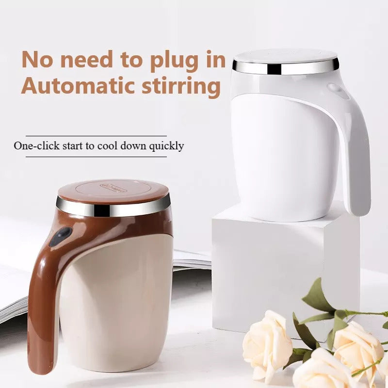 Rechargeable Automatic Stirring Cup Electric Magnetic Coffee Mug High Value Rotating Milkshake Water Cup Lazy Self-Stirring Gadget