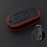 Customizable Genuine Leather Car Key Cover | DIY Modification Key Fob Case