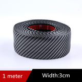Car Door Sill Protector Stickers | Anti-Scratch Carbon Fiber Pattern Decal
