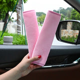 Luxurious Suede Safety Belt Cover | Anti-Friction Shoulder Protector for Car