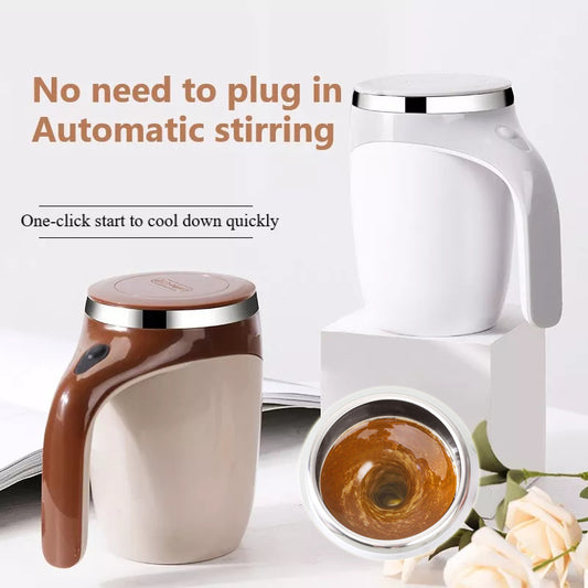 Rechargeable Automatic Stirring Cup Electric Magnetic Coffee Mug High Value Rotating Milkshake Water Cup Lazy Self-Stirring Gadget