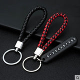 Anti-lost Number Plate Car Keychain Custom Phone Number Key Ring Metal Key Fob Pendant Auto Accessory Gift Safety Key Holder