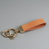 Suede Car Key Chain with Anti-Lost Hardware Premium Key Fob Holder Auto Interior Accessory Durable Metal Key Ring