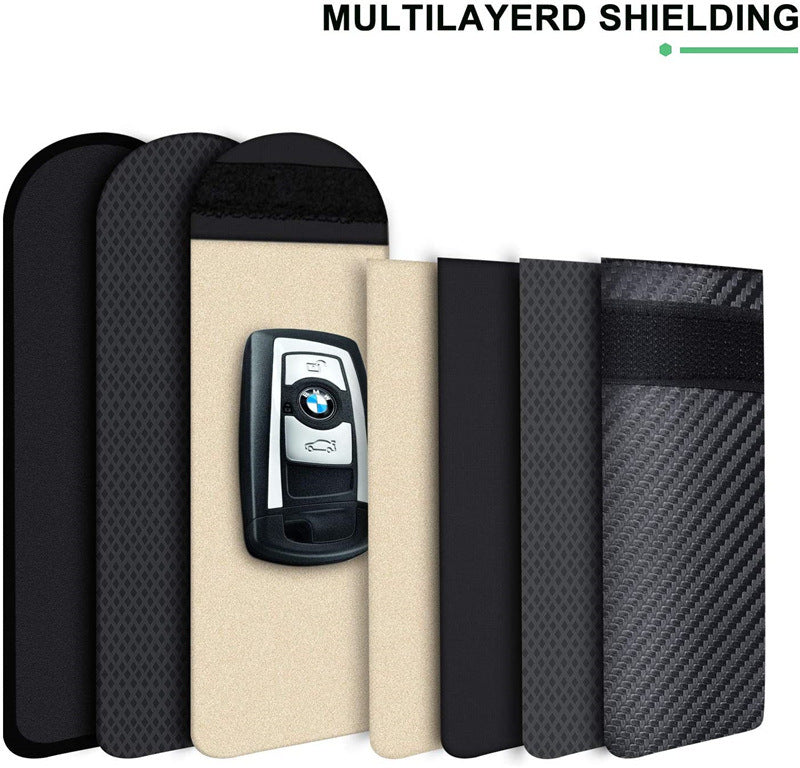 Faraday Bag Key Fob Protector | RFID Signal Blocking Pouch for Car Anti-Theft Security