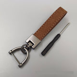 Creative Metal Car Keychain Pendant Fashion Key Ring Accessory Durable Zinc Alloy Key Fob Holder Stylish Gift