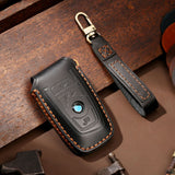 Luxury Handmade Genuine Leather Car Key Cover | High-End Key Fob Case