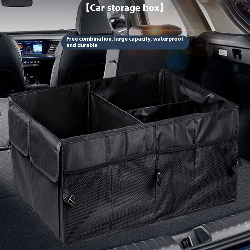 Foldable Car Trunk Organizer Box | Collapsible Storage for Car Supplies