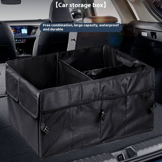 Foldable Car Trunk Organizer Box | Collapsible Storage for Car Supplies
