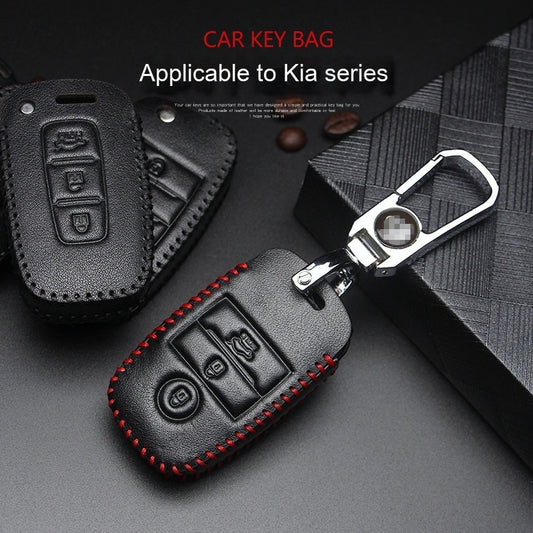 Genuine Leather Car Key Fob Cover | Premium Real Leather Protective Case